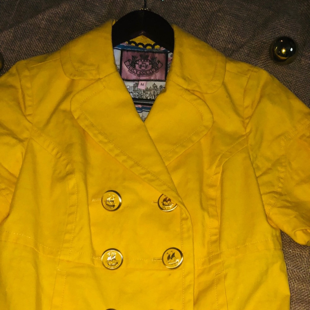 Juicy Couture Yellow Mustard Jacket